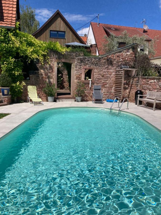 Le Grenier - Piscine Et Spa Marlenheim Bagian luar foto